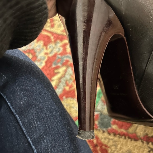 Chanel black leather slouch boots with Cc logo, Pull on with elastic sz 39 - Picture 7 of 10